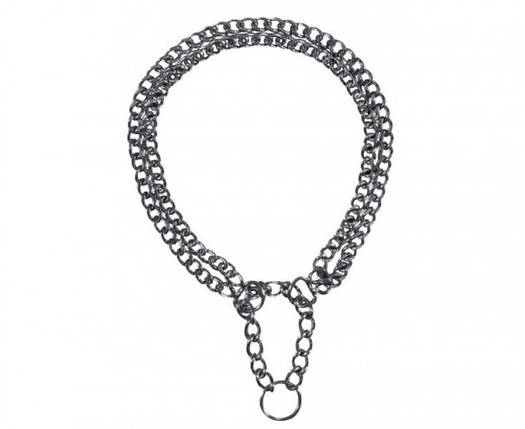 Нашийник Trixie 2243 хромований, дворядний 45 см / 2.5 мм, фото 1