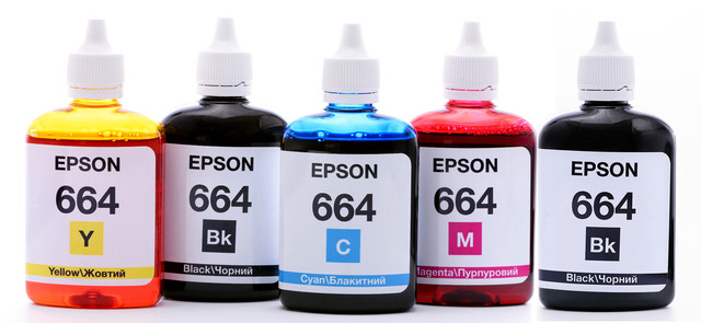 Чернила Epson 5 цветов "incolor" 5х100 мл.