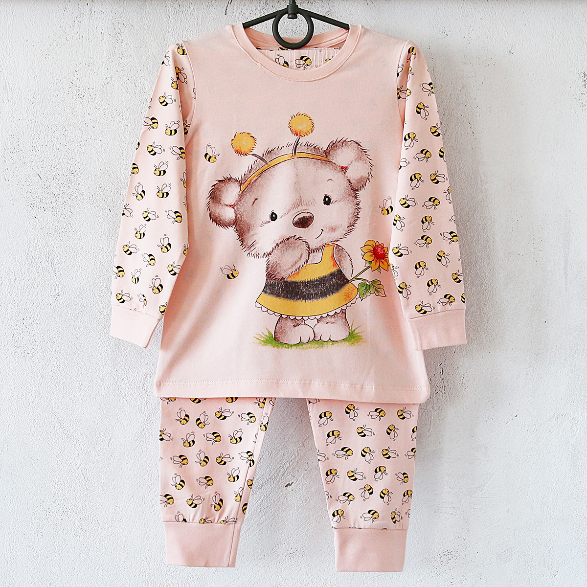 Пижама детская Donella Турция персиковая для девочки на 4/5 лет | 1 шт ...