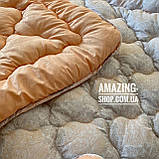 Ковдра Євро на холофайбері "АРДА" Розмір 195*215 см Ковдра наповнювач холофайбер. Стьобана ковдра, фото 6