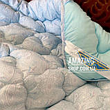 Ковдра Євро на холофайбері "АРДА" Розмір 195*215 см Ковдра наповнювач холофайбер. Стьобана ковдра, фото 2
