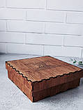 Подарункова дерев'яна коробка для чоловіка, фарбування, фото 2
