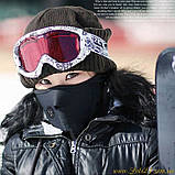 Лижна зимова тепла маска з вентиляцією для обличчя та шиї балаклава баф зимовий балаклава зимова для військових на для лиж, фото 2