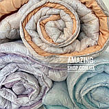 Ковдра двоспальна на холофайбері "АРДА" Розмір 175*215 см Ковдра наповнювач холофайбер. Стьобана ковдра, фото 2