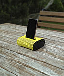 Акустична підставка під телефон Бездротова колонка для смартфона Підставка з дерева Підсилювач звуку, фото 2