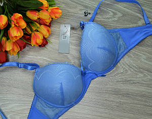 Бюстгальтер Weiyesi 75С блакитний (99128)