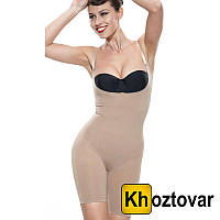 Профессиональное корректирующее белье "Комбидресс" Slim Shapewear XXL/XXXL, Бежевый