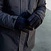 Куртка парку чоловіча зимова тепла якісна чорна Arctic + рукавички в подарунок, фото 8