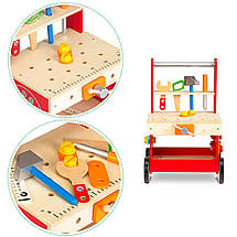Дерев'яна іграшка ходунки-каталка Майстерня Ecotoys, фото 5