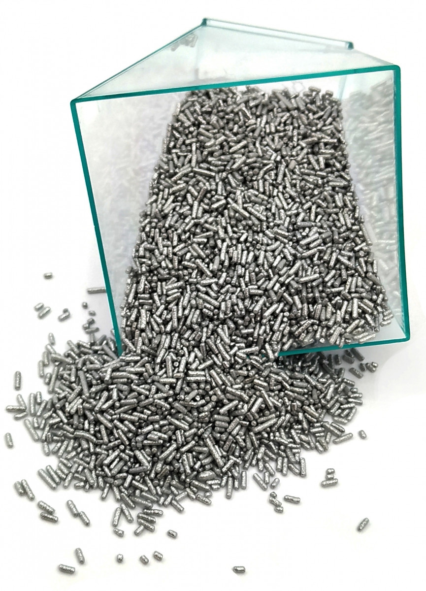 Посипка кондитерська міні вермішель срібло 1 кг