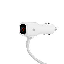 Розгалужувач прикурювача (трійник) 2 USB Hoco Z13 12-24v, фото 3