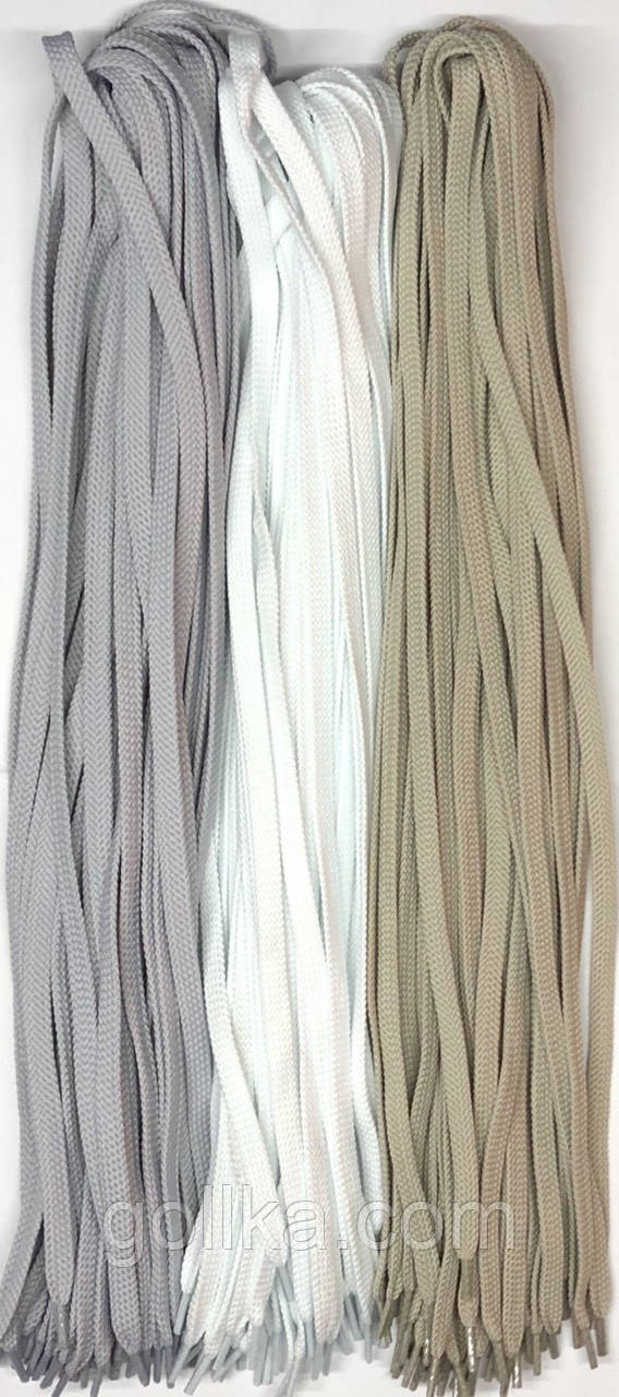 Кольорові Шнурки плоскі Шнурок простий плоский