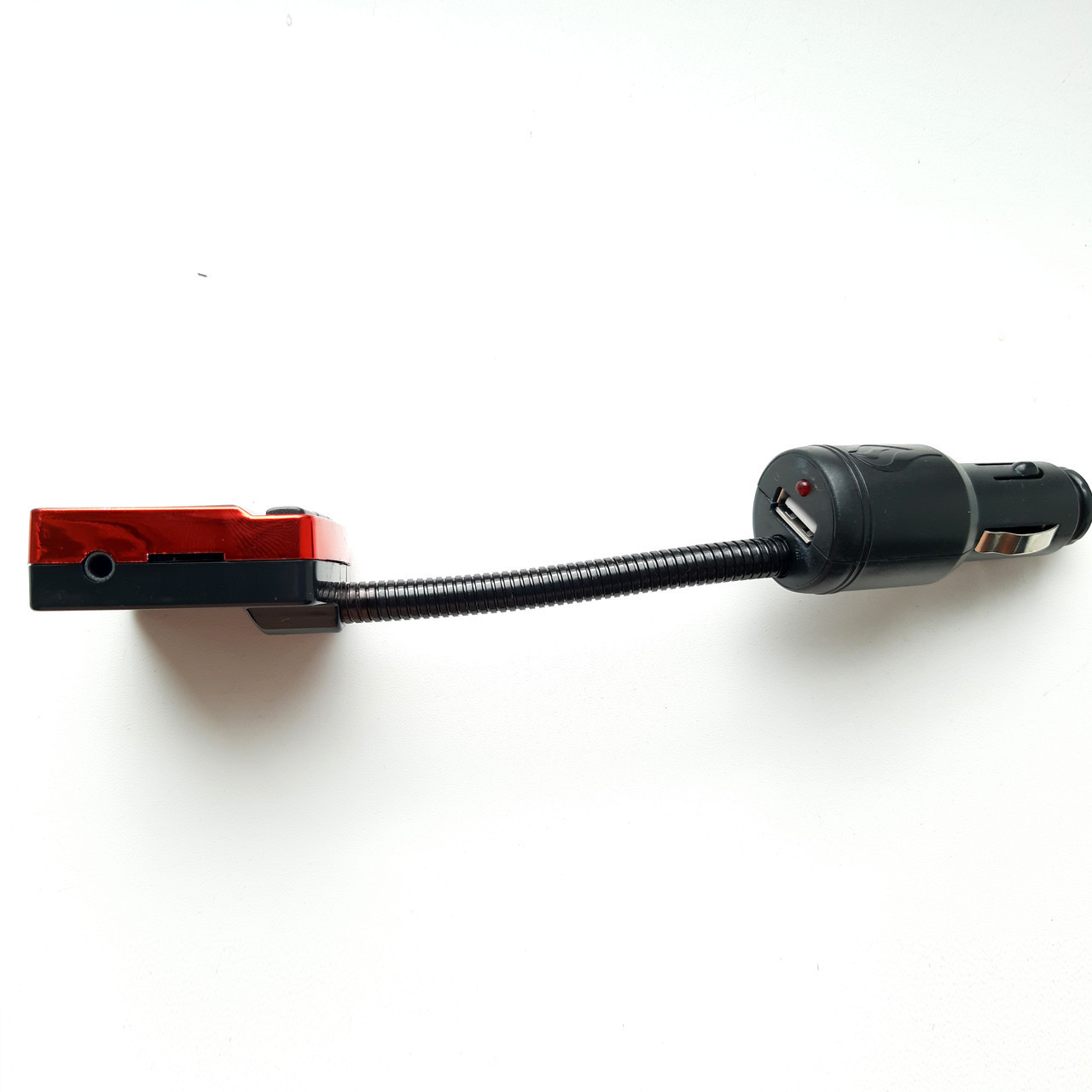 Автомобильный модулятор-fm трансмиттер 856 (USB, micro SD, MP3) Black Red - фото 3 - id-p1056991018