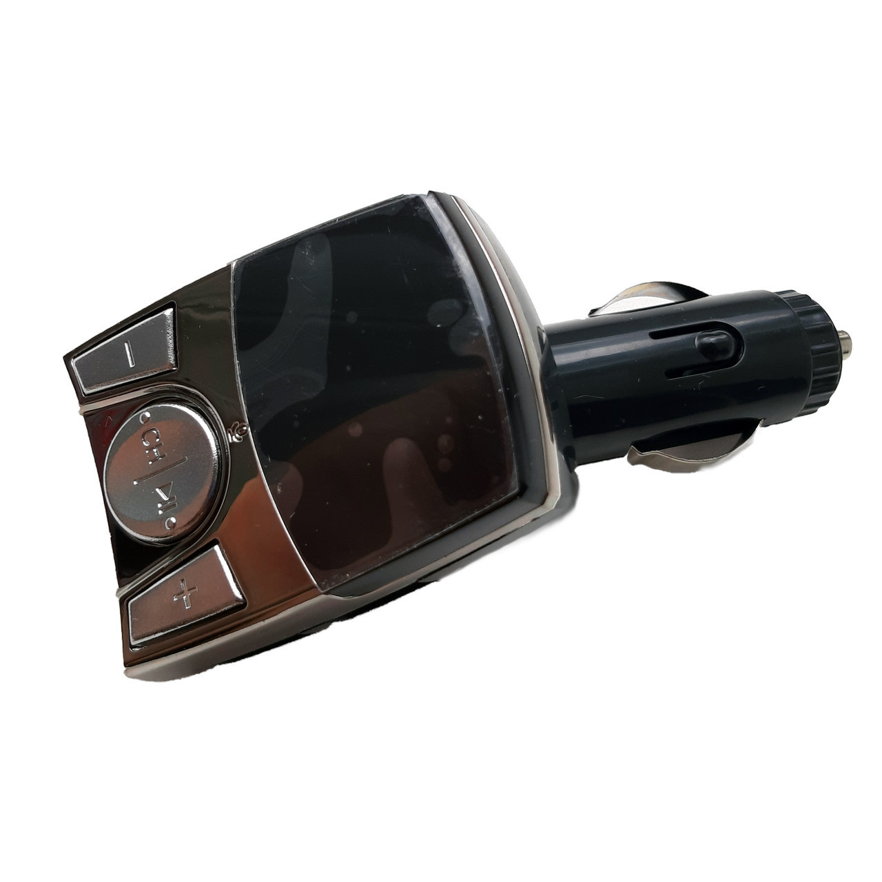 Автомобильный модулятор-fm USB, micro SD от прикуривателя 990 Silver - фото 1 - id-p1056991854