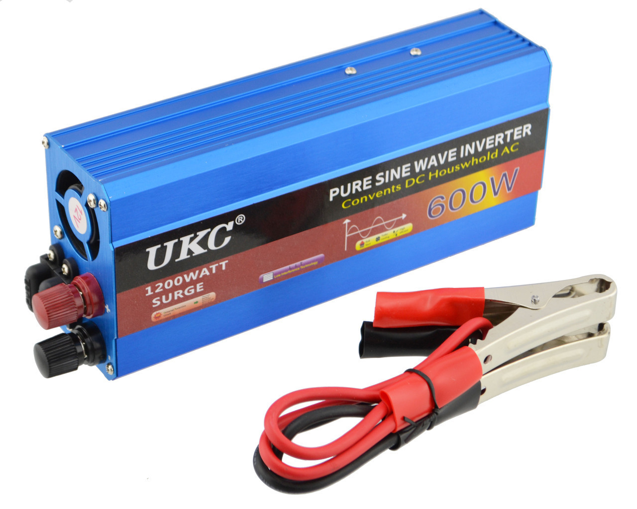 Перетворювач напруги інвертор Powerone Plus 600W з чистою синусоїдою AC/DC 12V Blue (4_520835109)