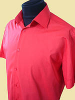 Червона сорочка з коротким рукавом