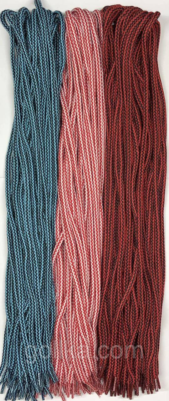 Шнурок круглий кольоровий