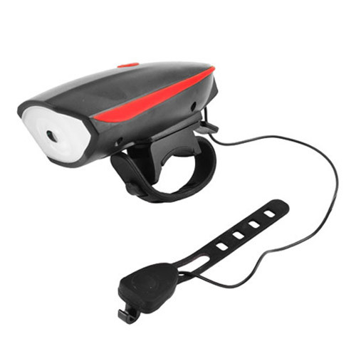 Велосипедний ліхтар із велосипедним дзвінком 758, фото 1