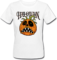 Женская футболка Halloween (белая)