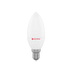 LED лампа E14 Electrum свеча 6W(520Lm) 4000K PA LC-12 АЛЮМОПЛАСТИКОВЫЙ КОРП. A-LC-0725