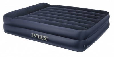 Intex 66720 - надувна ліжко pillow rest raised bed 203х152х47см, фото 3