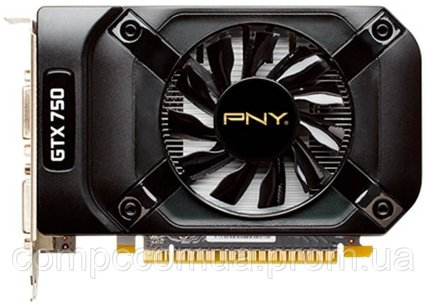 PNY GeForce GTX 750 1Gb/GDDR5/128bit/DVI/miniHDMI - фото 2 - id-p1057198188