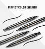 Водостійка підводка для очей зі штампом зірочка IMAGES Cool Double Black Seal Eyeliner Pen to Show Charm #1, фото 4