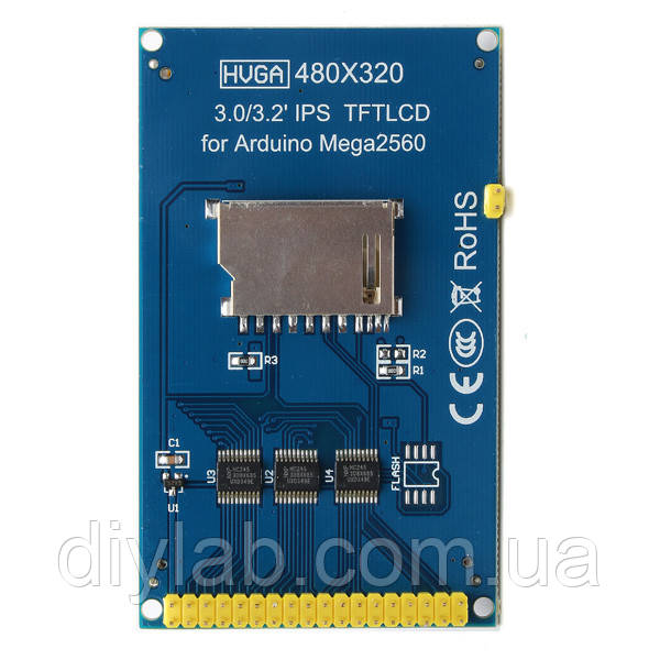 Модуль HVGA TFT IPS 3,2" 480x320 для Arduino Mega2560 - фото 5 - id-p120603085