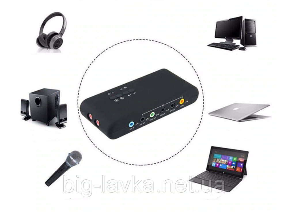 Звукова карта USB 2.0 CMI6206