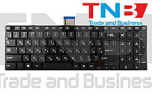 Клавіатура TOSHIBA Satellite C850 C850D L850 L850D L855 L870 L870D L875 P870 P875 чорна RUUS Тип2