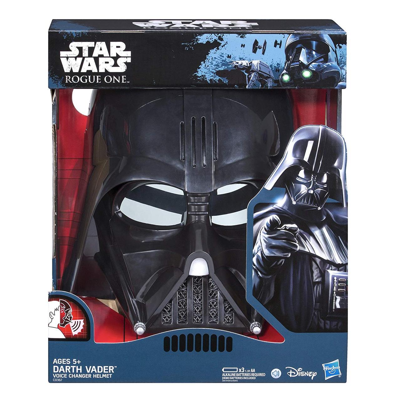 Маска Дарта Вейдера Звуки Фразы Дыхание Изменяет голос Star Wars Darth Vader Voice Changer Mask Hasbro C0367 - фото 1 - id-p1057296902
