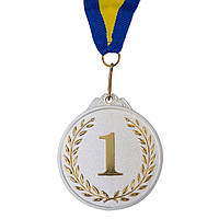 Медаль нагородна, d = 65 мм, двоколірна. 1-е місце (все медалі — 1-е, 2-е, 3 місця).