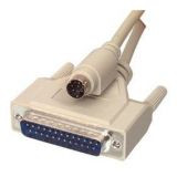 Кабель модемний RS-232  Makintosh 25 пін на 8 pin