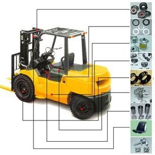 Запасні частини (Запчастини) до корейських вилкових навантажень Daewoo Doosan і Hyundai та ін.