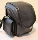 Футляр для фотоаппарата, видеокамеры кожаный