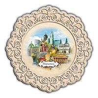 Тарелка деревянная м. Тернопіль