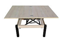 Стіл трансформер Батерфляй шамоні світлий (журнальний/обідній)