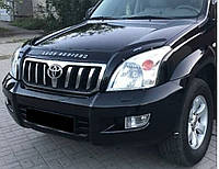 Дефлектор на капот (мухобойки) Toyota Land Cruiser Pradо 120 2003-2008