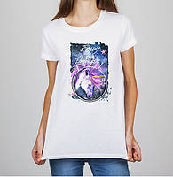 Жіноча футболка з принтом Кінь "Enjoy the Universe" Push IT