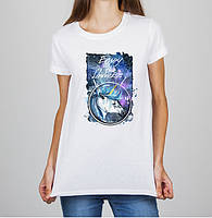 Жіноча футболка з принтом Кінь "Enjoy the Universe" Push IT