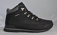 Розмір 36 - устілка 24 сантиметра  Термо - черевики зимові, полегшені, на хутрі, із нубука, чорні