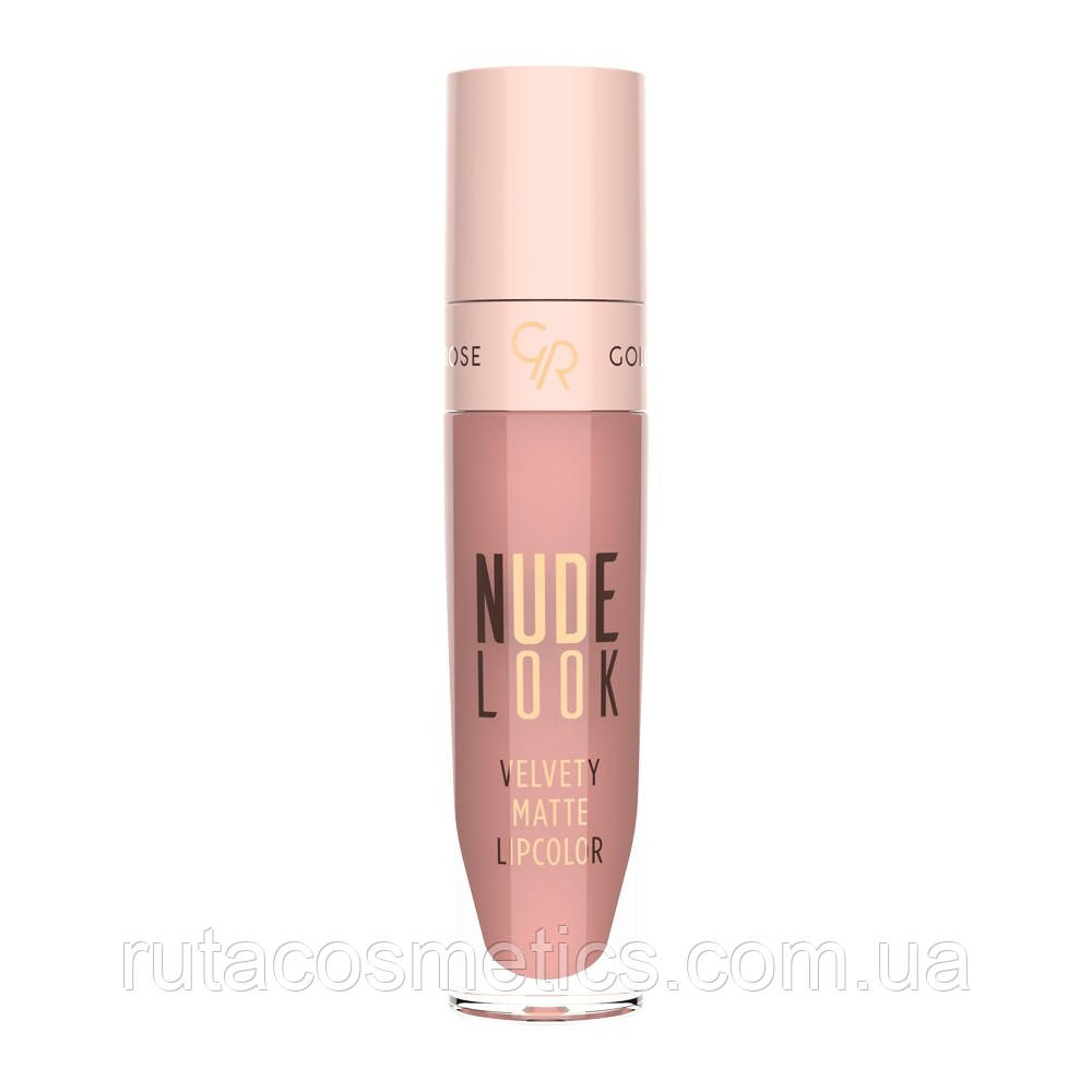 GOLDEN ROSE NUDE LOOK Velvety Matte Lipcolor [03 ROSY NUDE]