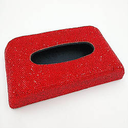 Серветниця для автомобіля зі стразами, на торпеду