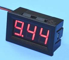 Вольтметр цифровий DC 4.5-30V вольт з Led-індикацією показників. в корпусі 0,56''