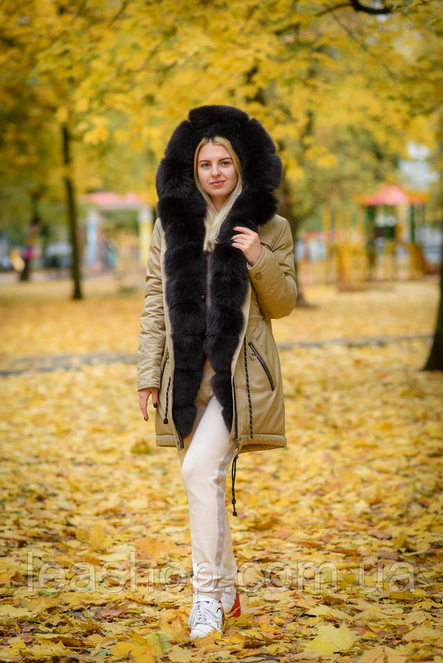 Куртка парка женская зимняя купить | ФОТО