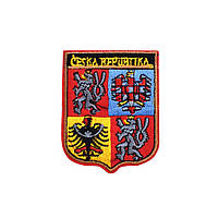 Термоаплікації Герб CESKA REPUBLIKA 60х70мм червоний (50153.004)