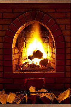 Обігрівач-картина інфрачервоний настінний плівковий 400W 102 х 61 см, КАМІН