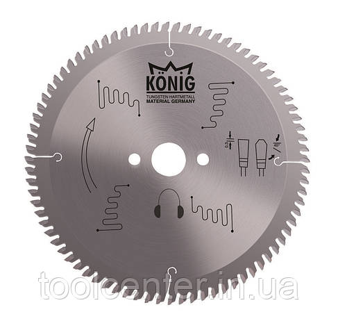 Пила для алюмінію і ПВХ Konig 420x4,0x32 Z120, фото 2