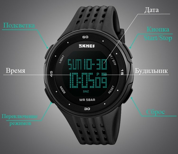 Skmei 1219 BIGL.UA 1057549471
