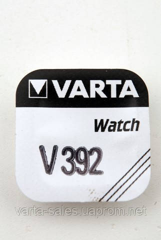 Батарейка Varta V392 (SR41W) silver oxide 1,55V - фото 4 - id-p27910980